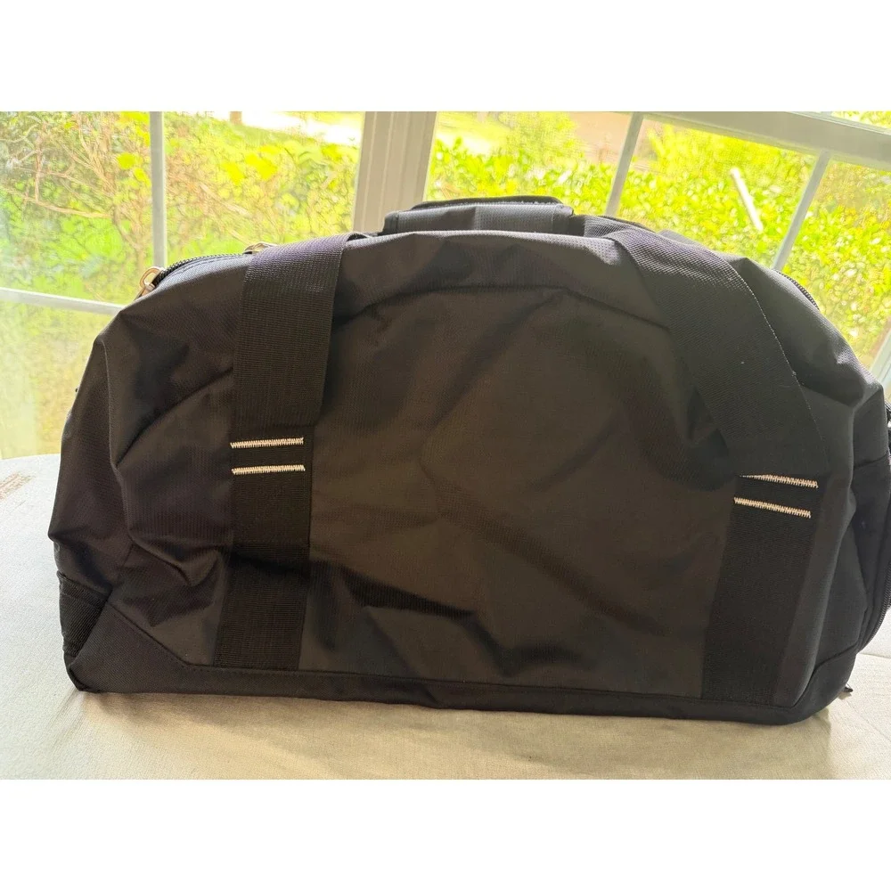 Ogio Budweiser Black Duffel Bag Travel Gym Gear Bag with Shoe Pocket Ripstop